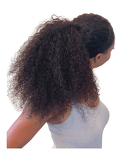 Load image into Gallery viewer, Natural headband ponytail - Back